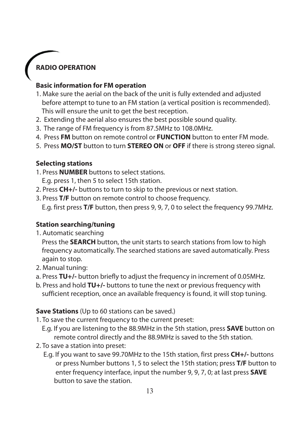 Mpman MINI300BT User Manual | Page 14 / 116