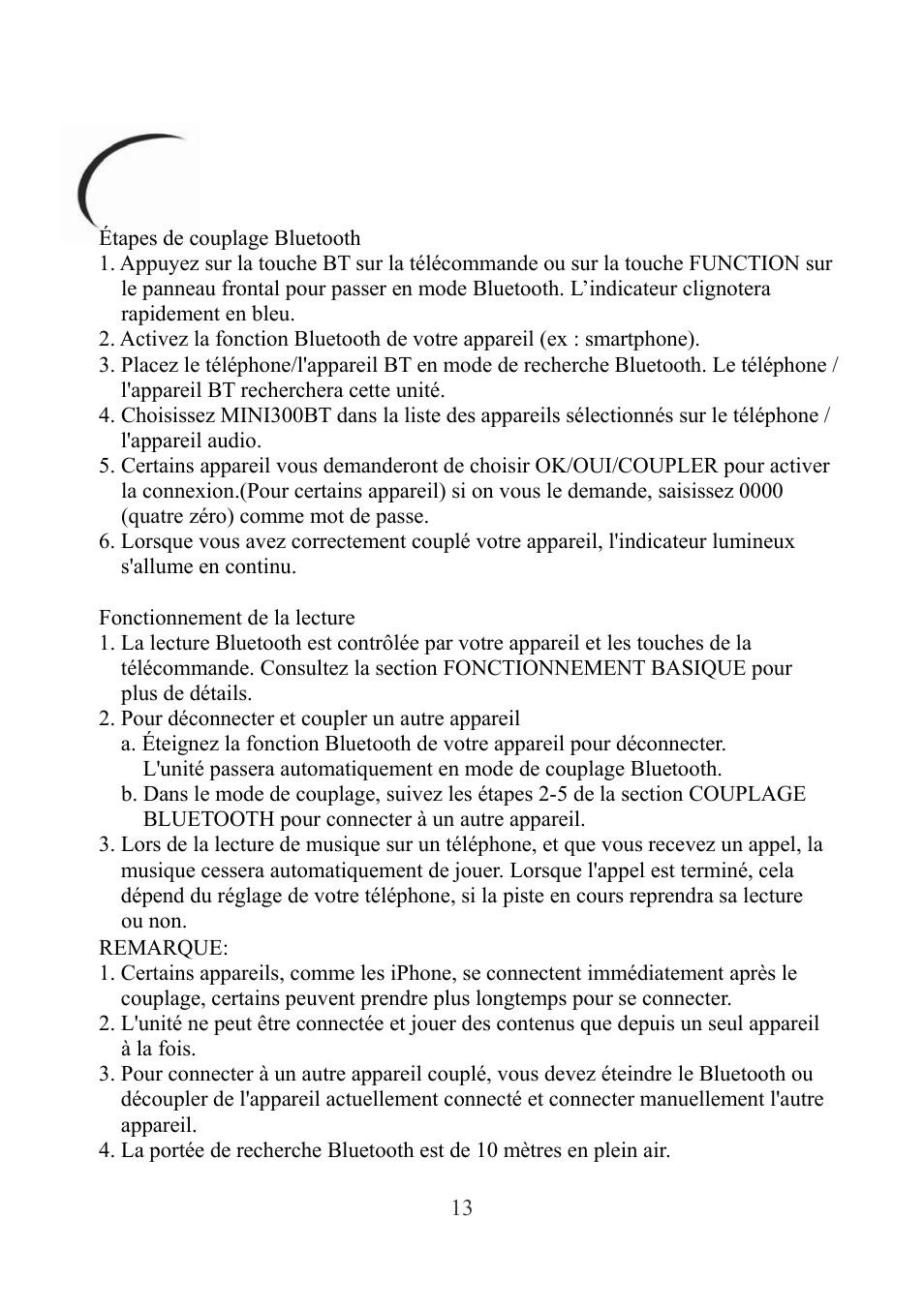 Mpman MINI300BT User Manual | Page 30 / 116