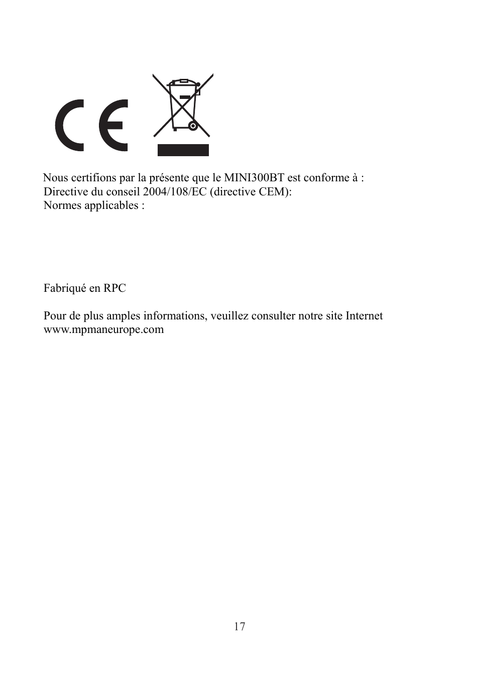 Mpman MINI300BT User Manual | Page 34 / 116