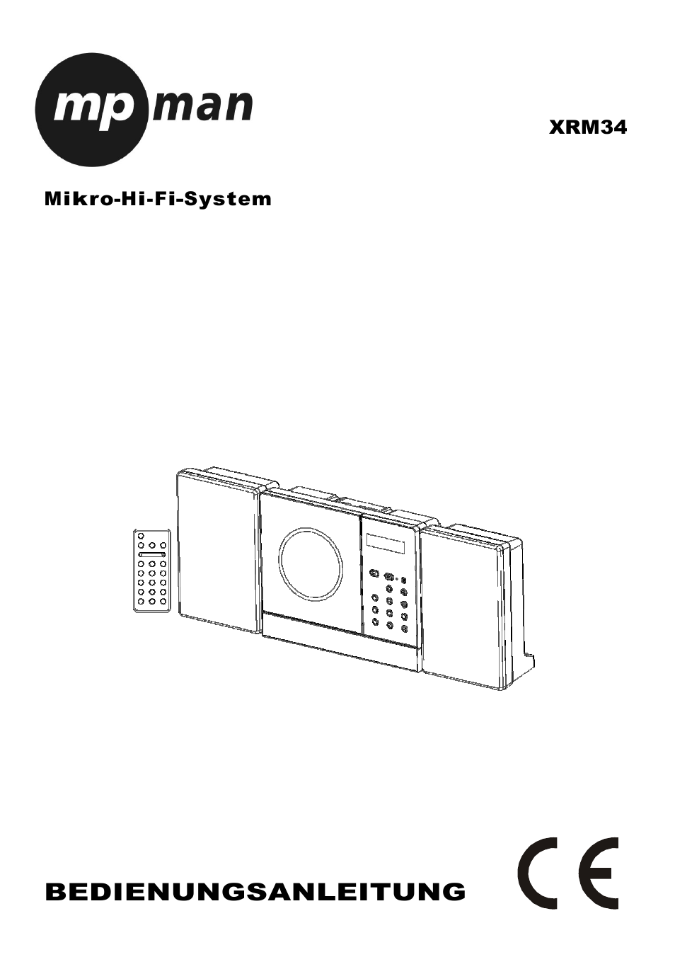 Bedienungsanleitung, Mikro-hi-fi-system, Xrm34 | Mpman XRM34 User Manual | Page 17 / 50