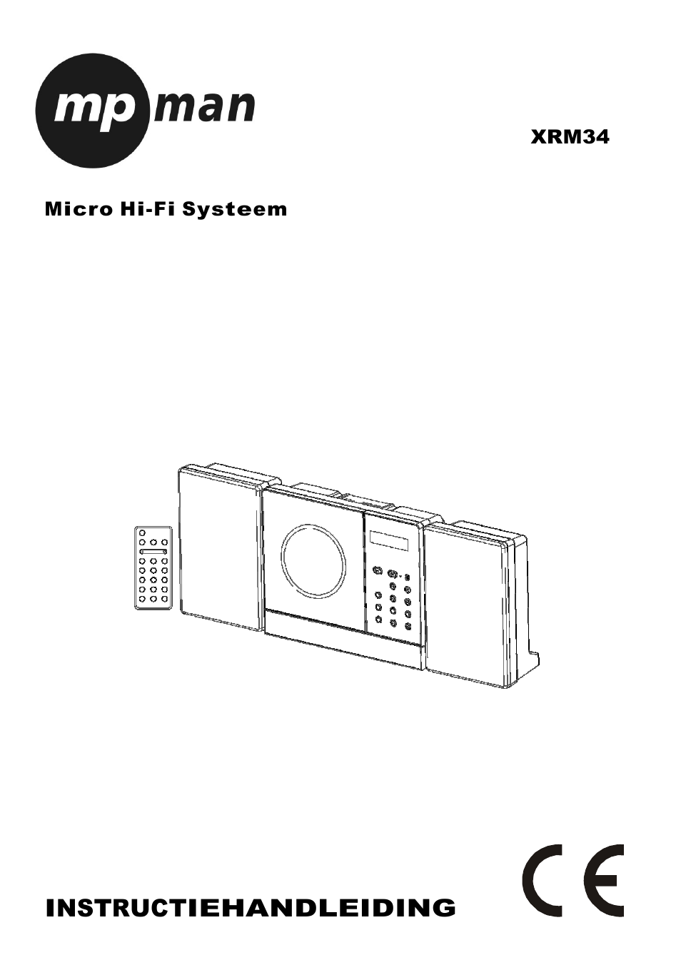 Instructiehandleiding, Xrm34, Micro hi-fi systeem | Mpman XRM34 User Manual | Page 33 / 50