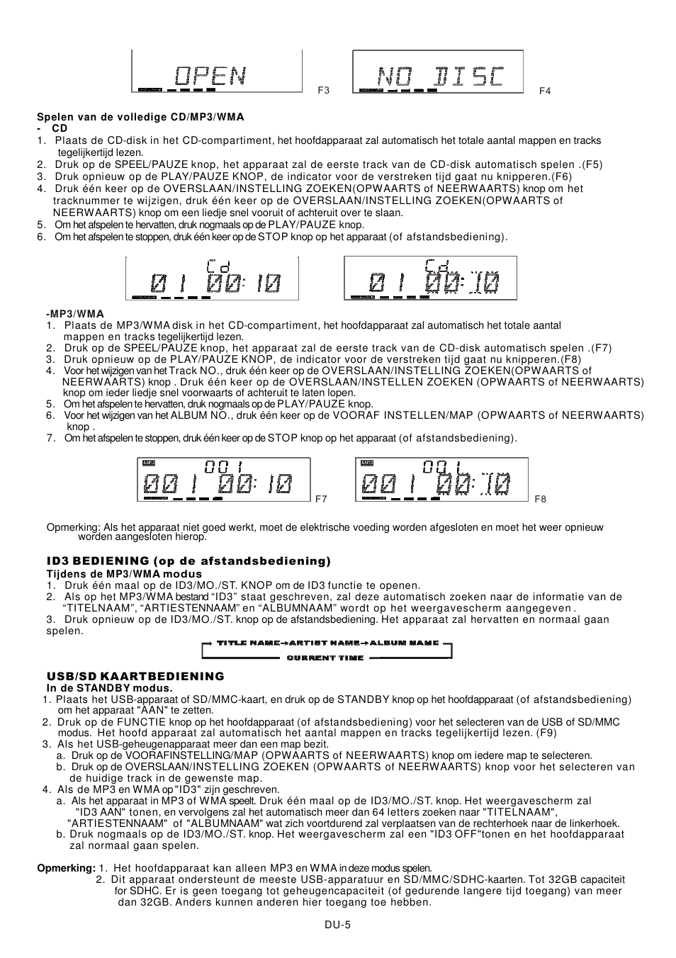 Mpman XRM34 User Manual | Page 38 / 50