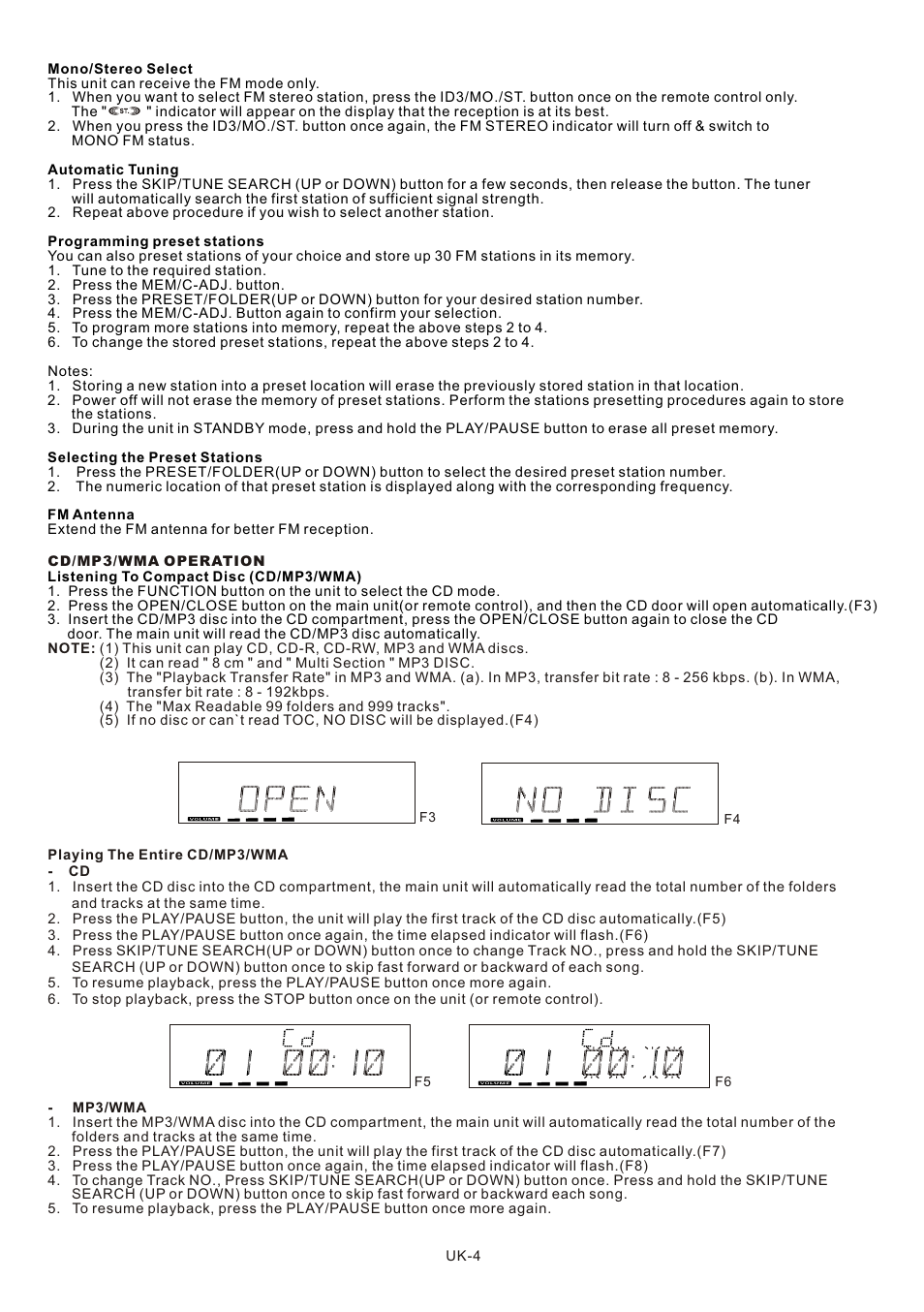 頁面 5 | Mpman XRM34 User Manual | Page 5 / 50