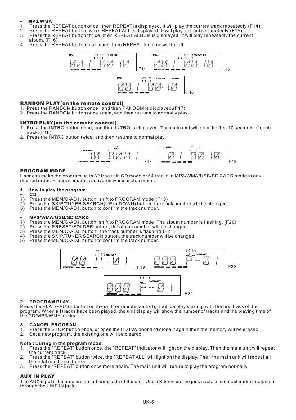 頁面 7 | Mpman XRM34 User Manual | Page 7 / 50