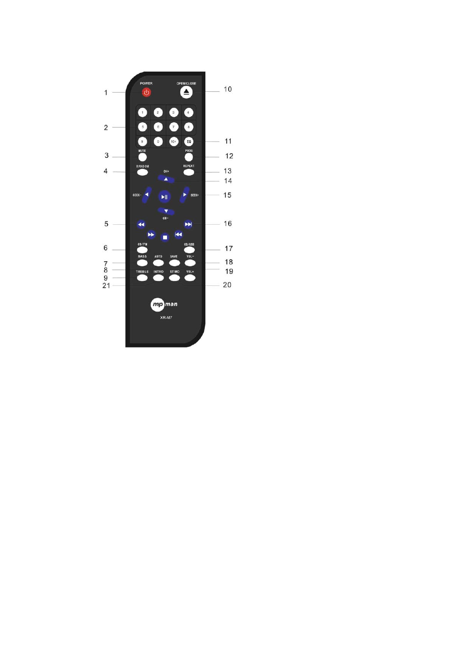 Mpman XRM7 User Manual | Page 6 / 11
