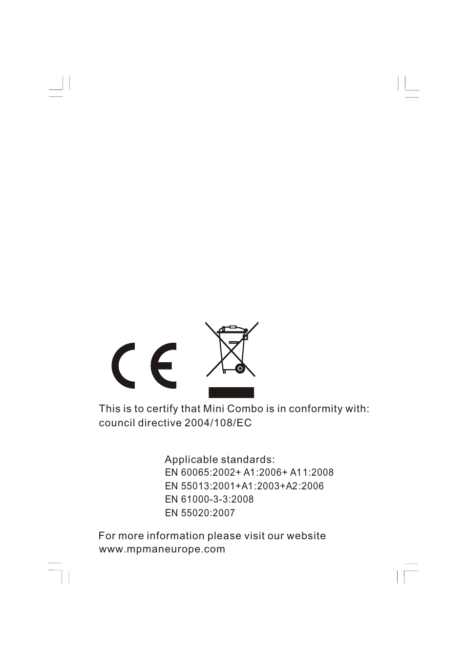 页面 8 | Mpman XRM6 User Manual | Page 8 / 8