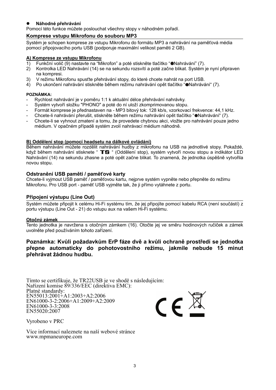 Mpman TR22 USB User Manual | Page 35 / 35
