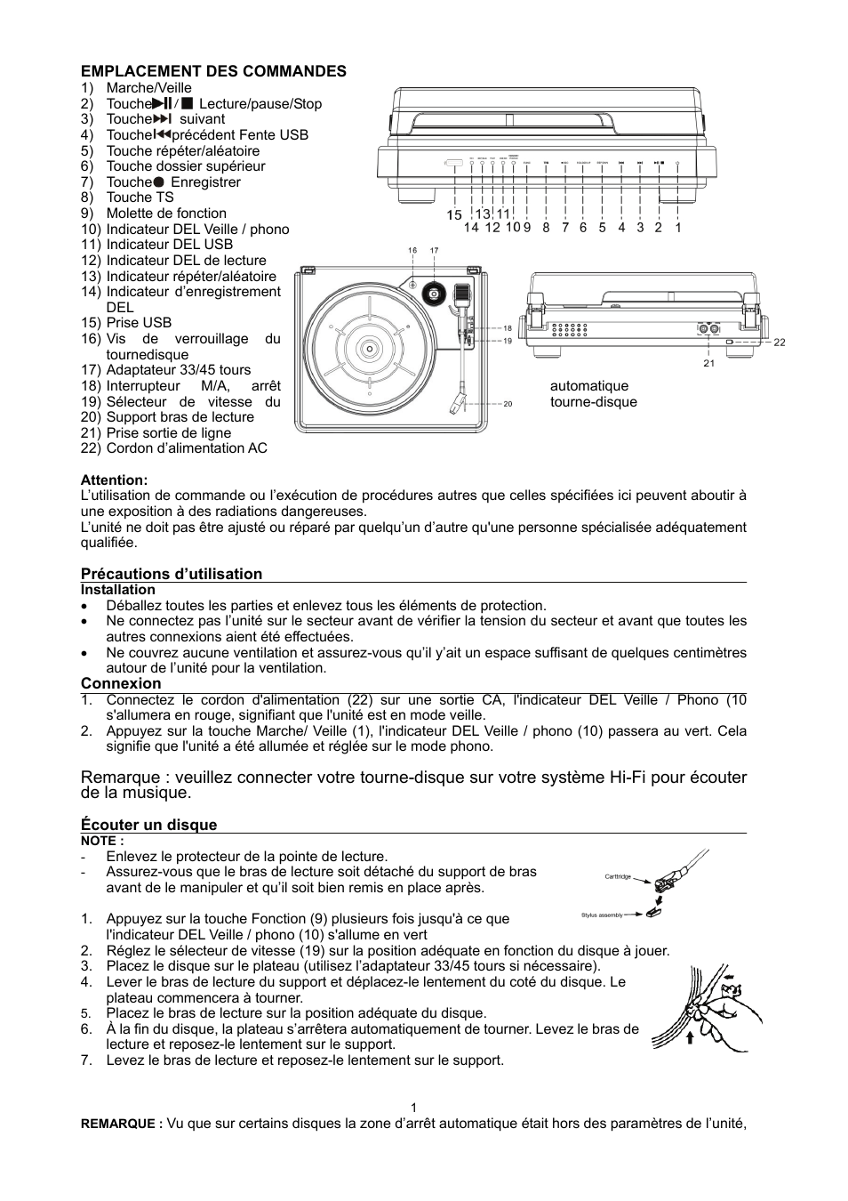 Mpman TR22 USB User Manual | Page 8 / 35