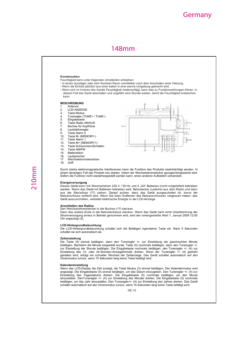 Mpman RPS700 User Manual | Page 11 / 25