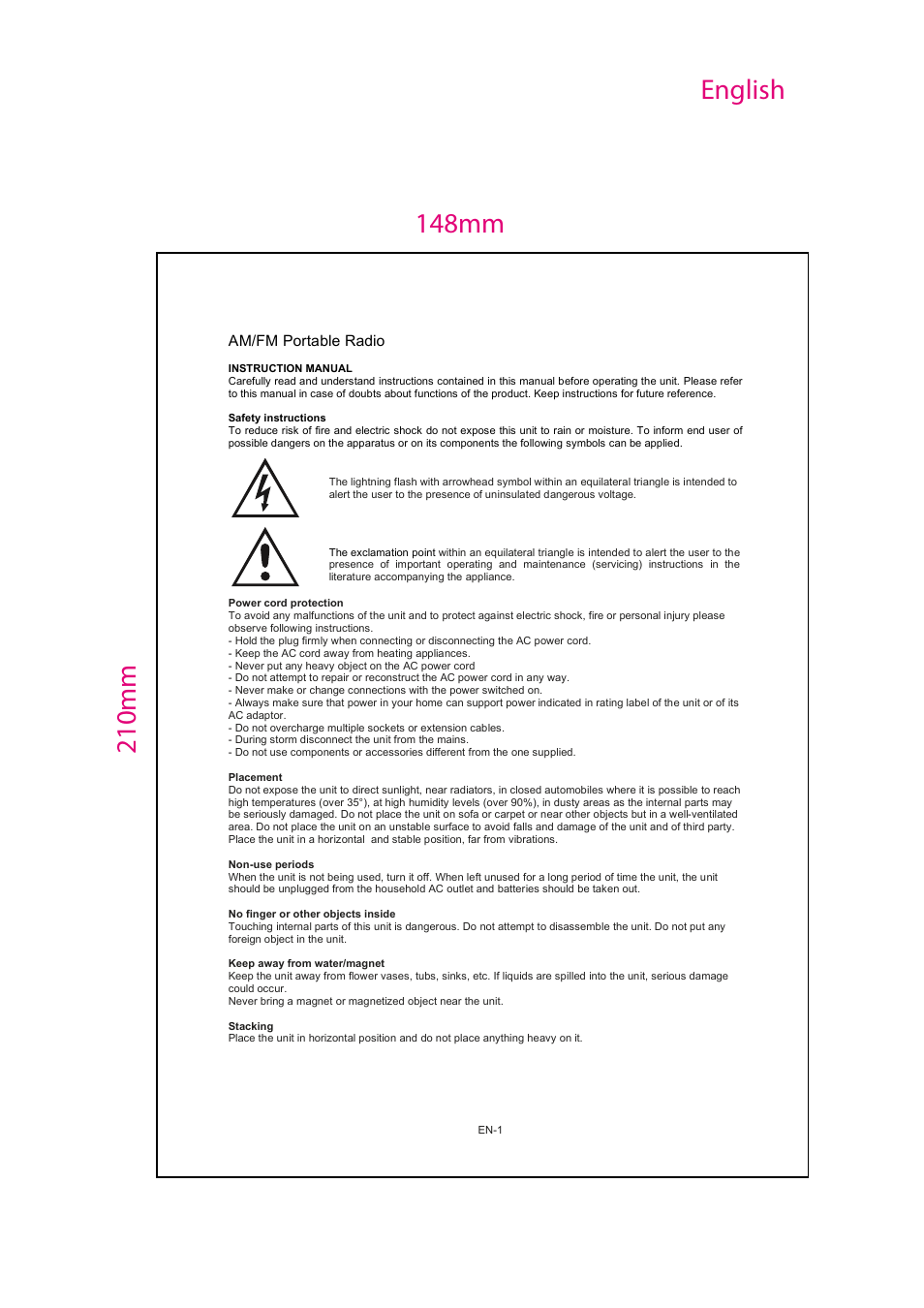 Ib -rps700 (english) | Mpman RPS700 User Manual | Page 2 / 25