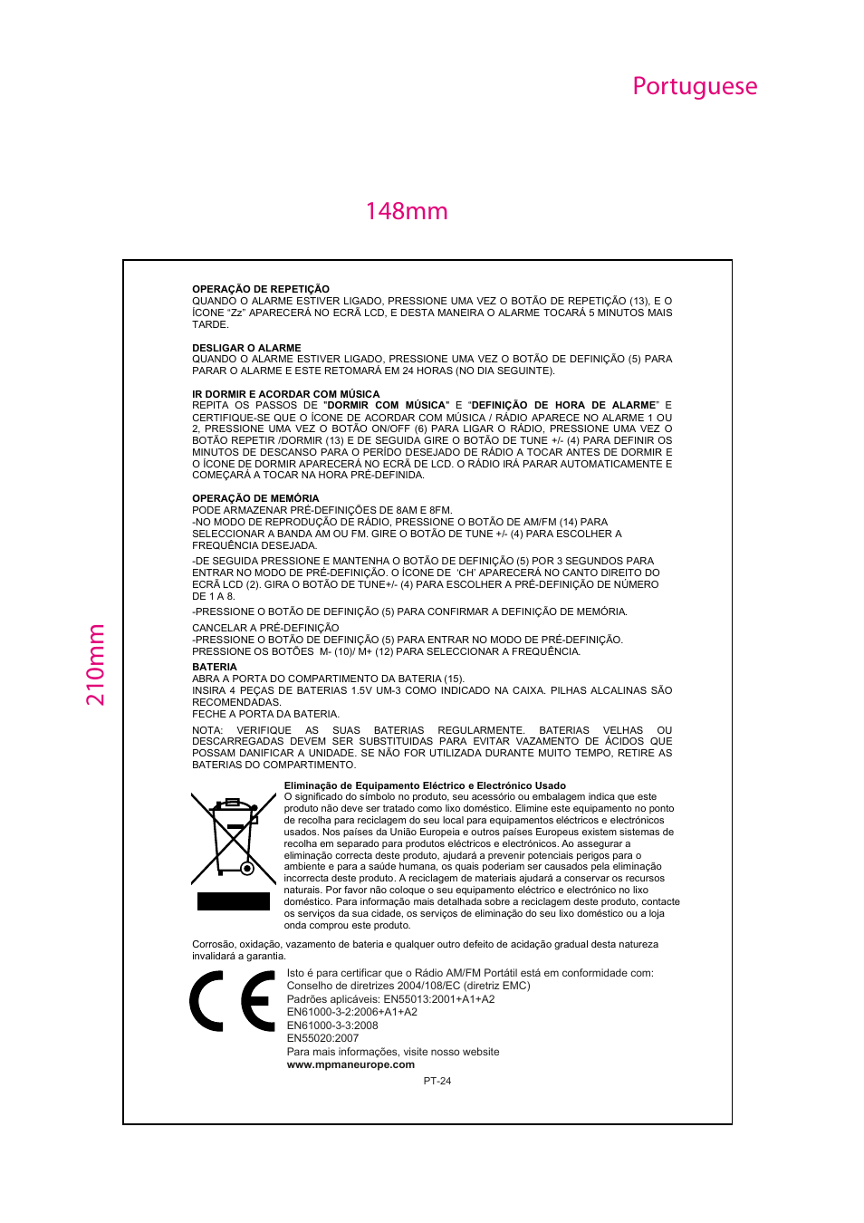 Mpman RPS700 User Manual | Page 25 / 25