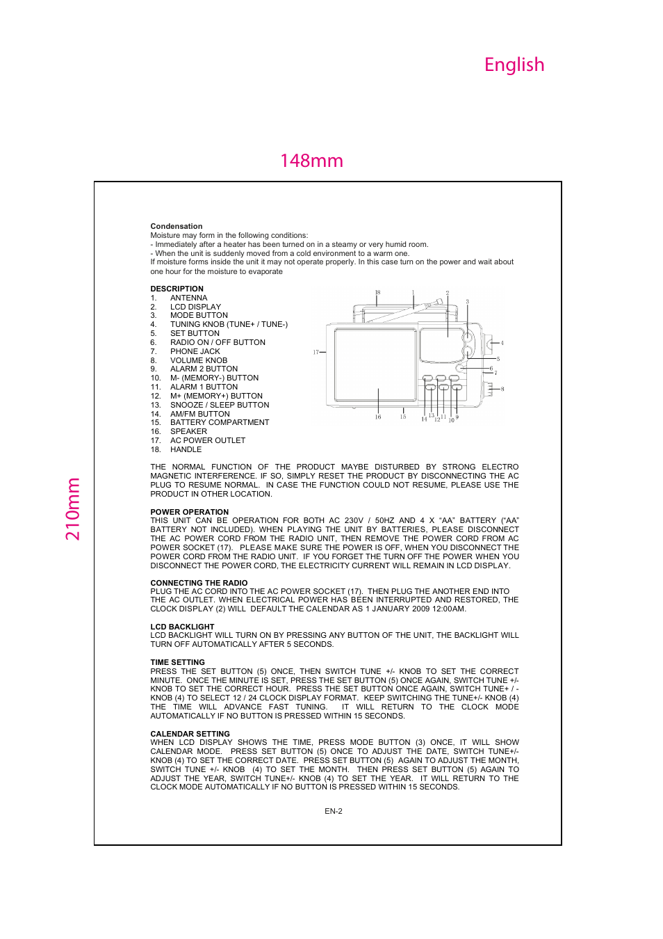 Mpman RPS700 User Manual | Page 3 / 25