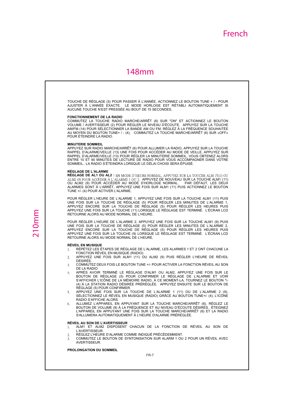 Mpman RPS700 User Manual | Page 8 / 25