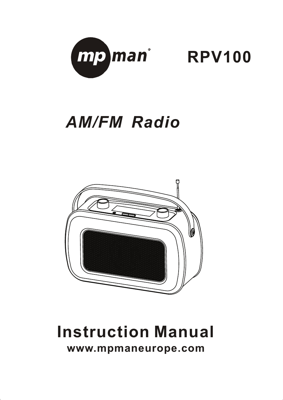 Mpman RPV100 User Manual | 30 pages
