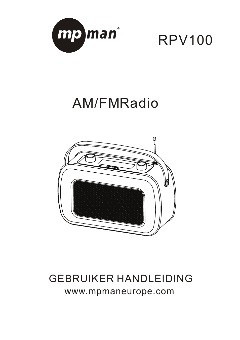 Am/fmradio rpv100 | Mpman RPV100 User Manual | Page 6 / 30