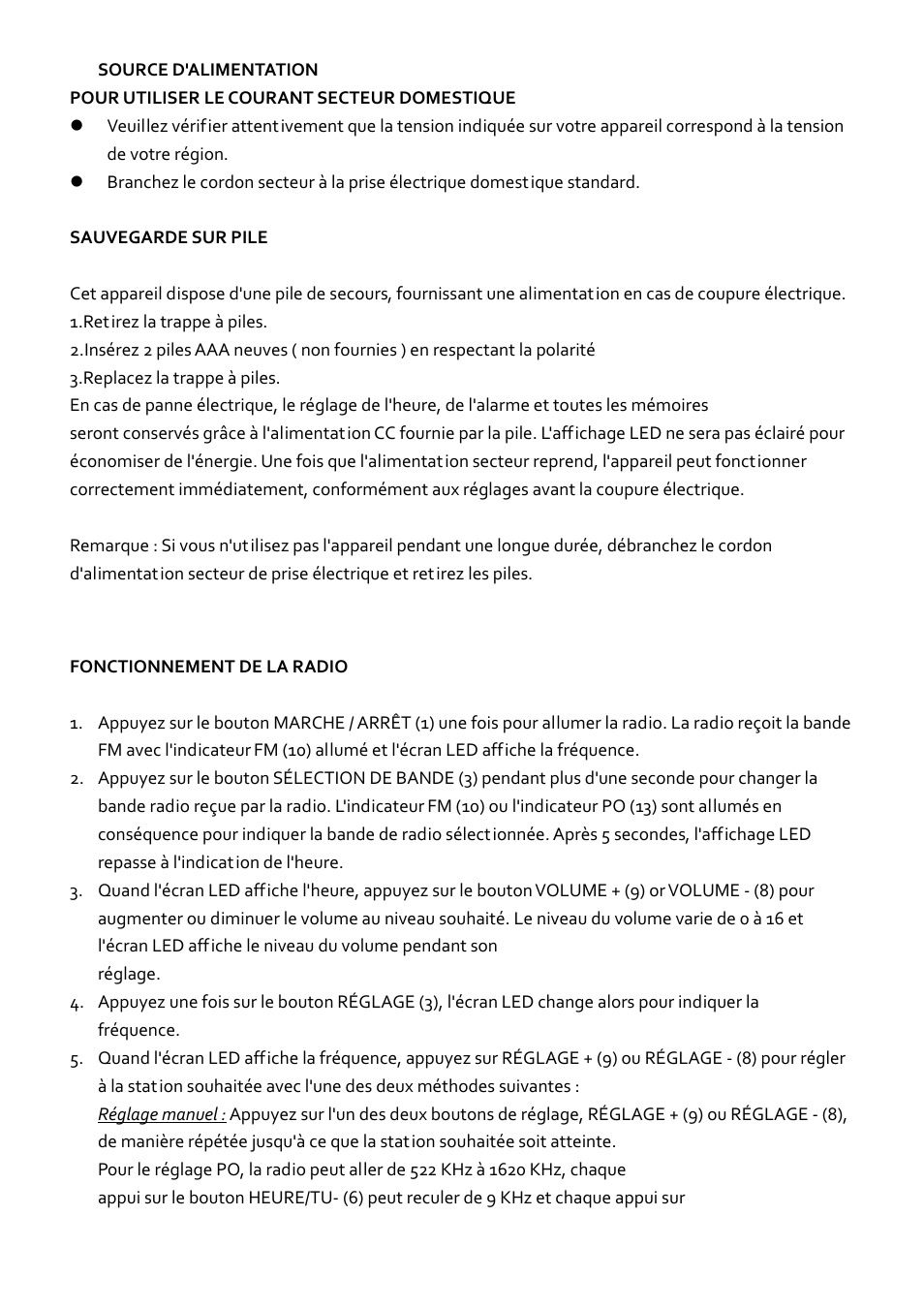 Mpman FRA202 User Manual | Page 12 / 58