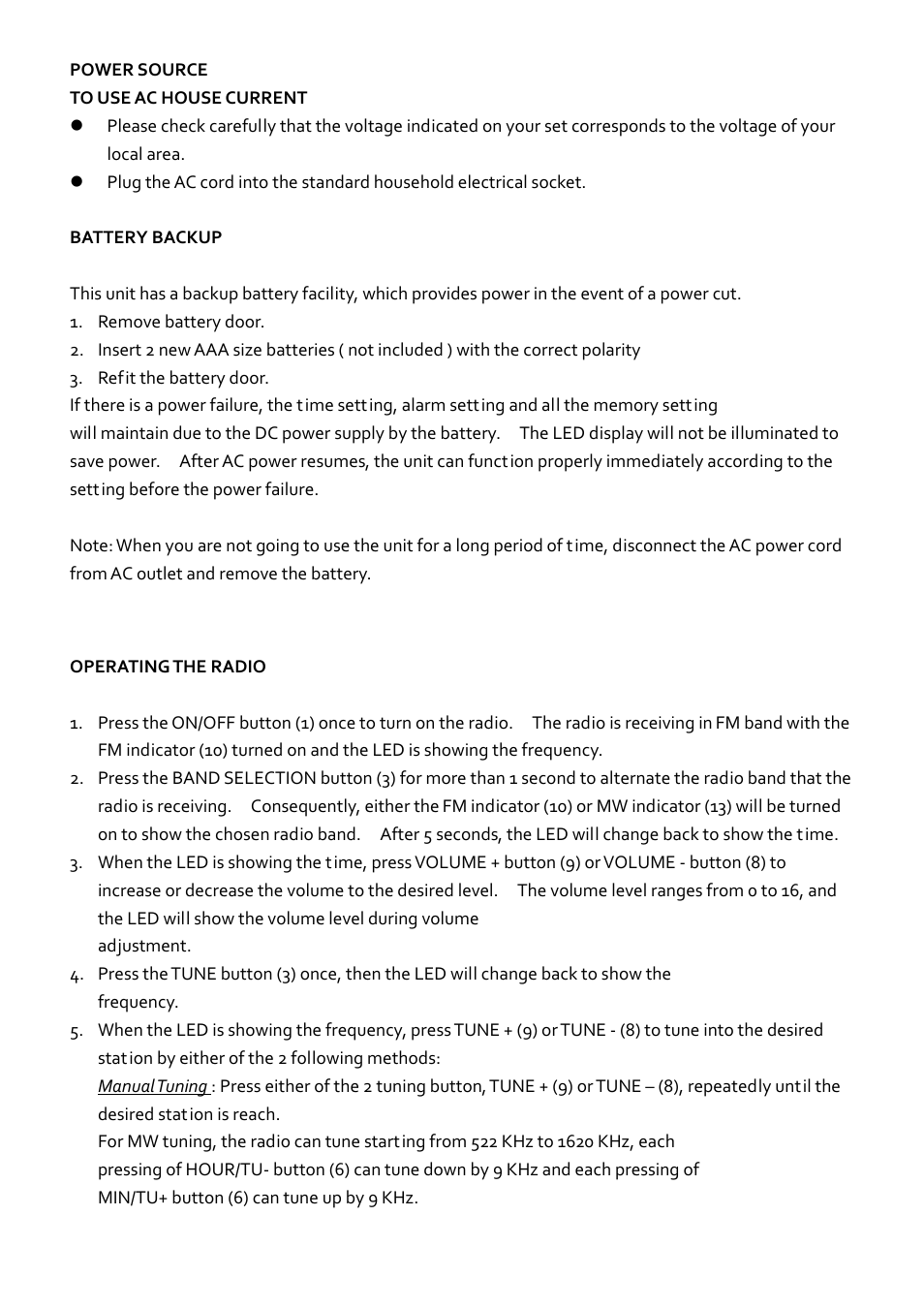 Mpman FRA202 User Manual | Page 2 / 58