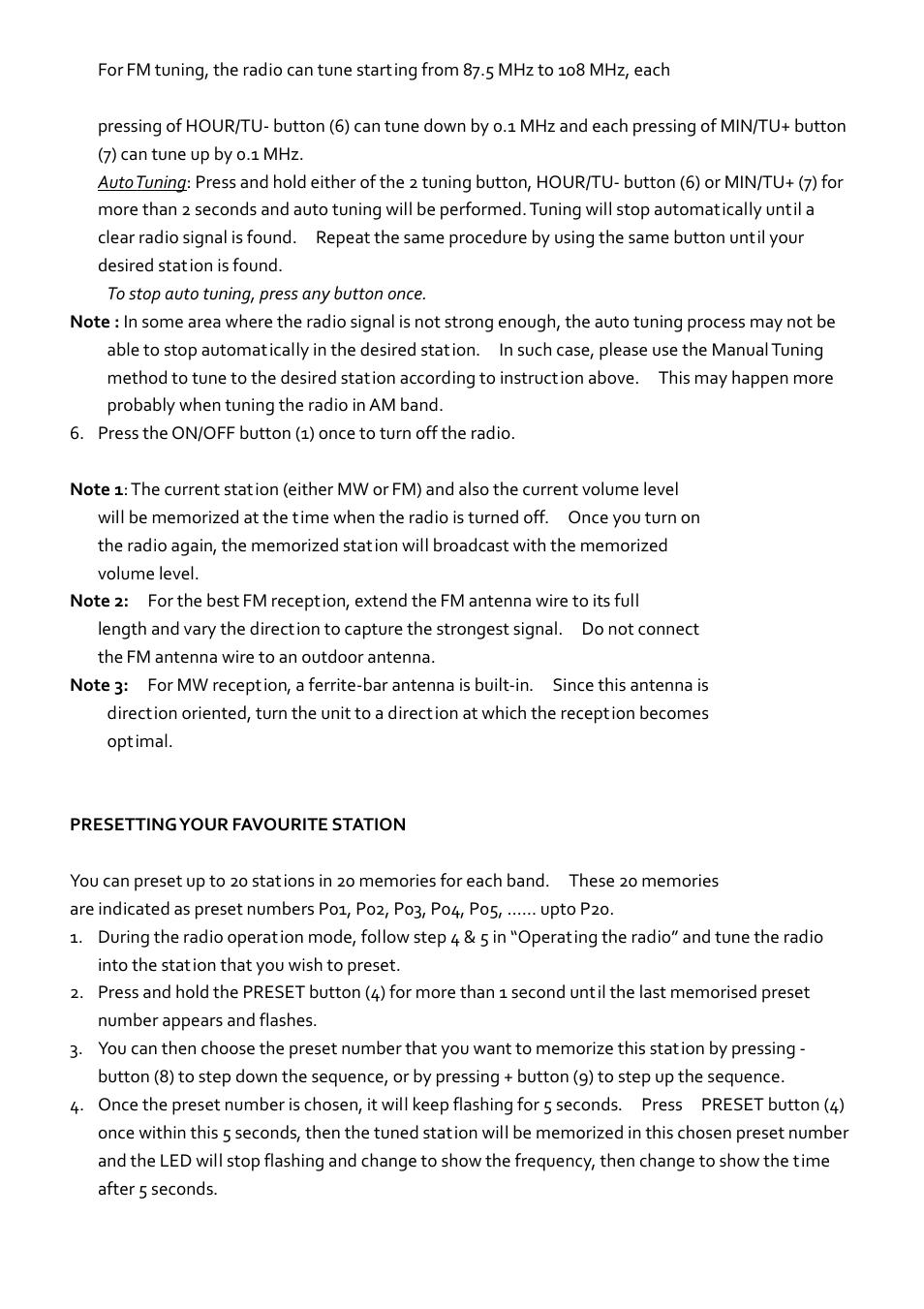 Mpman FRA202 User Manual | Page 3 / 58