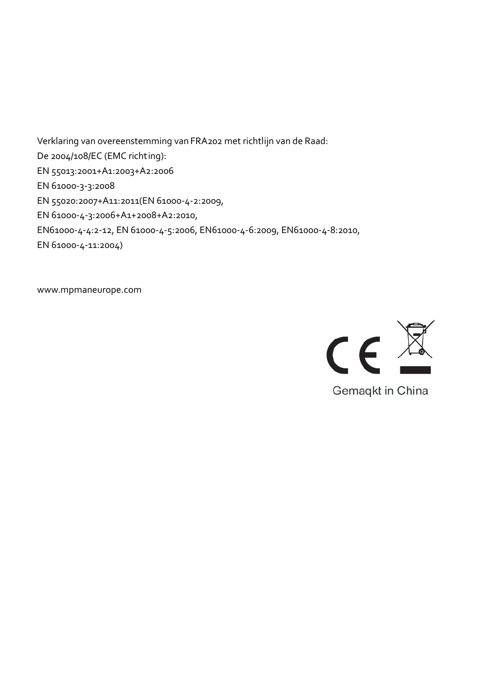 Mpman FRA202 User Manual | Page 48 / 58
