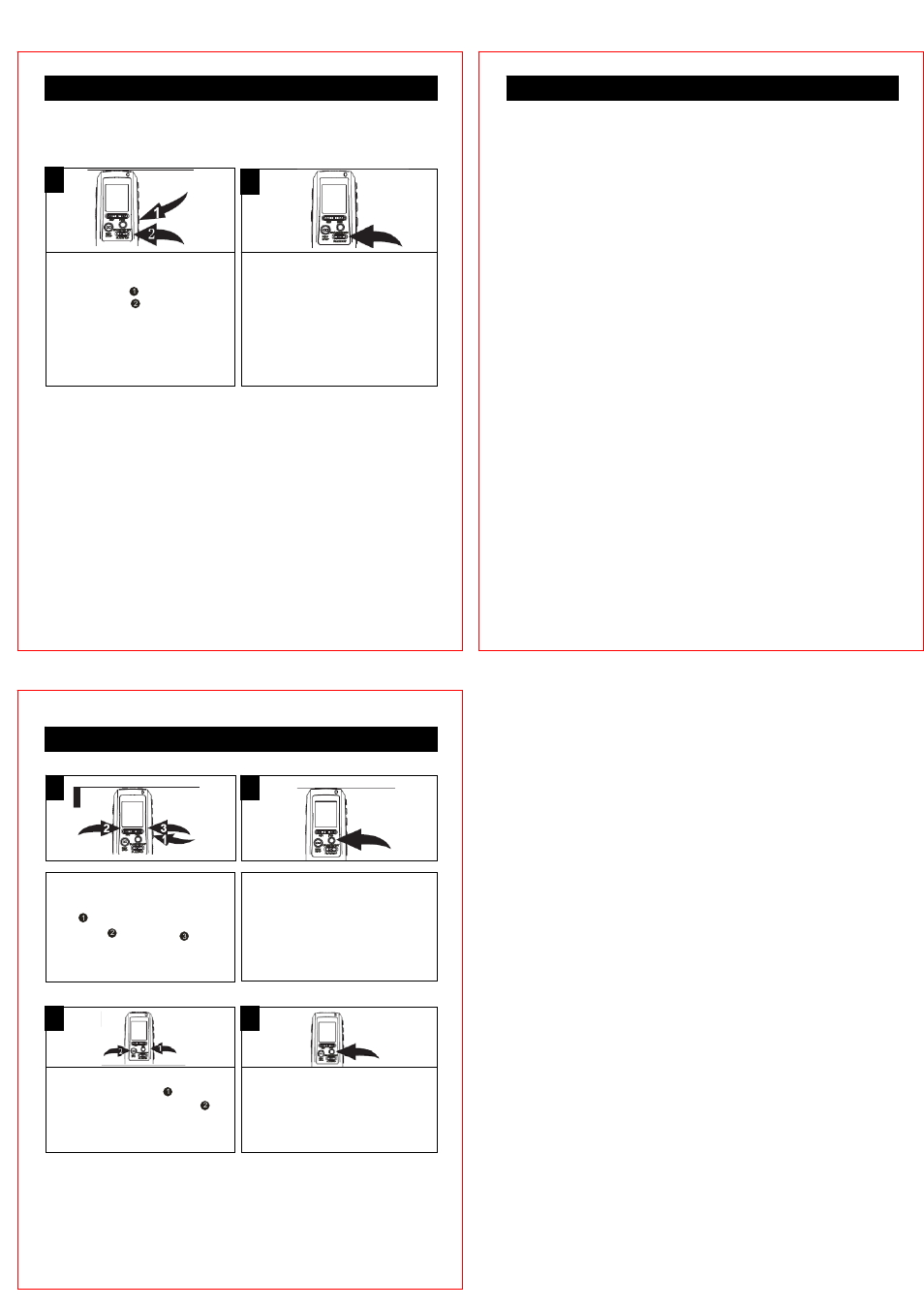 Erasing a single messages, Operation(continued) specifications, Operation(continued) 1 2 1 2 | Mpman ICR110 User Manual | Page 4 / 4