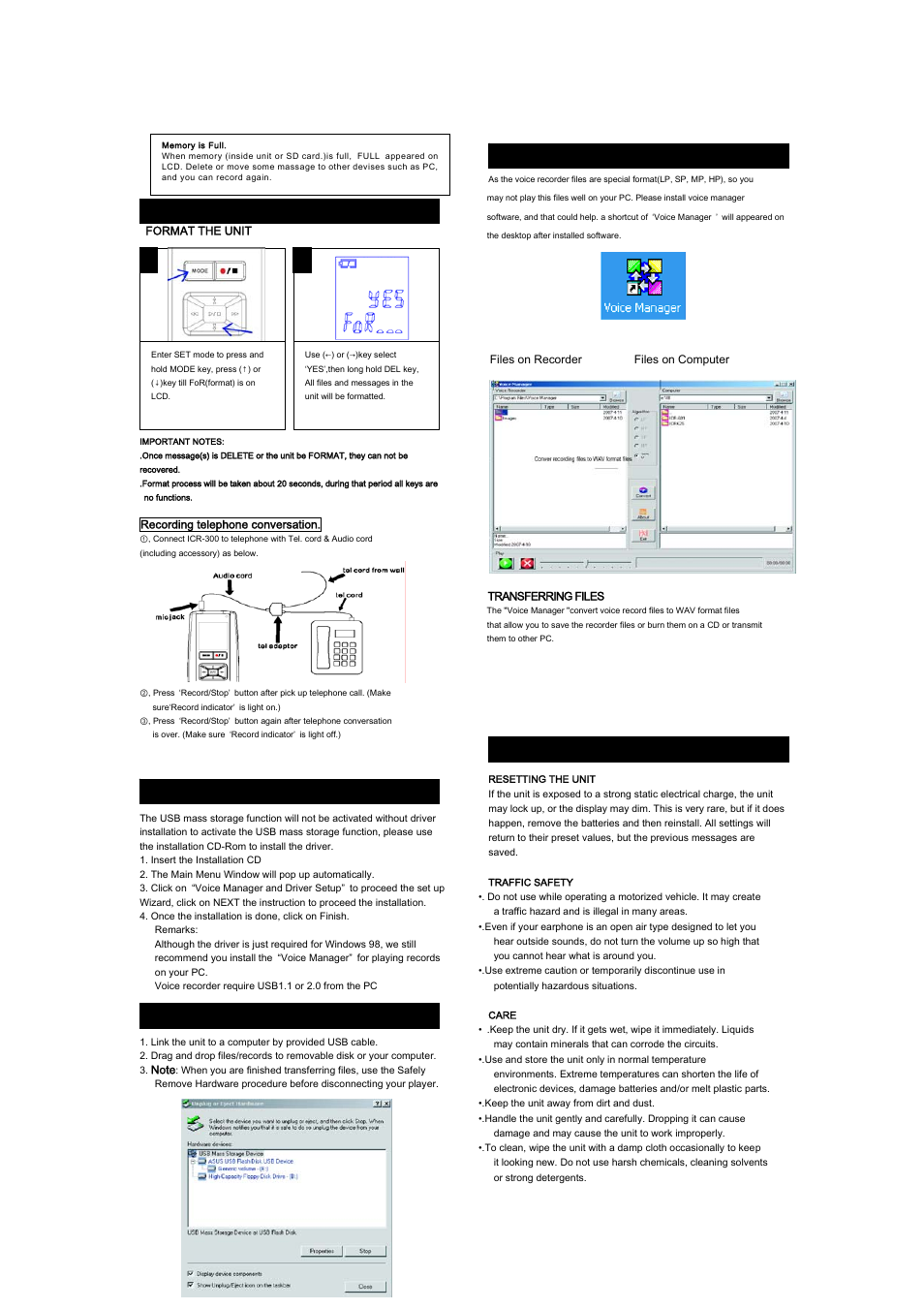 Mpman ICR300 User Manual | Page 4 / 6