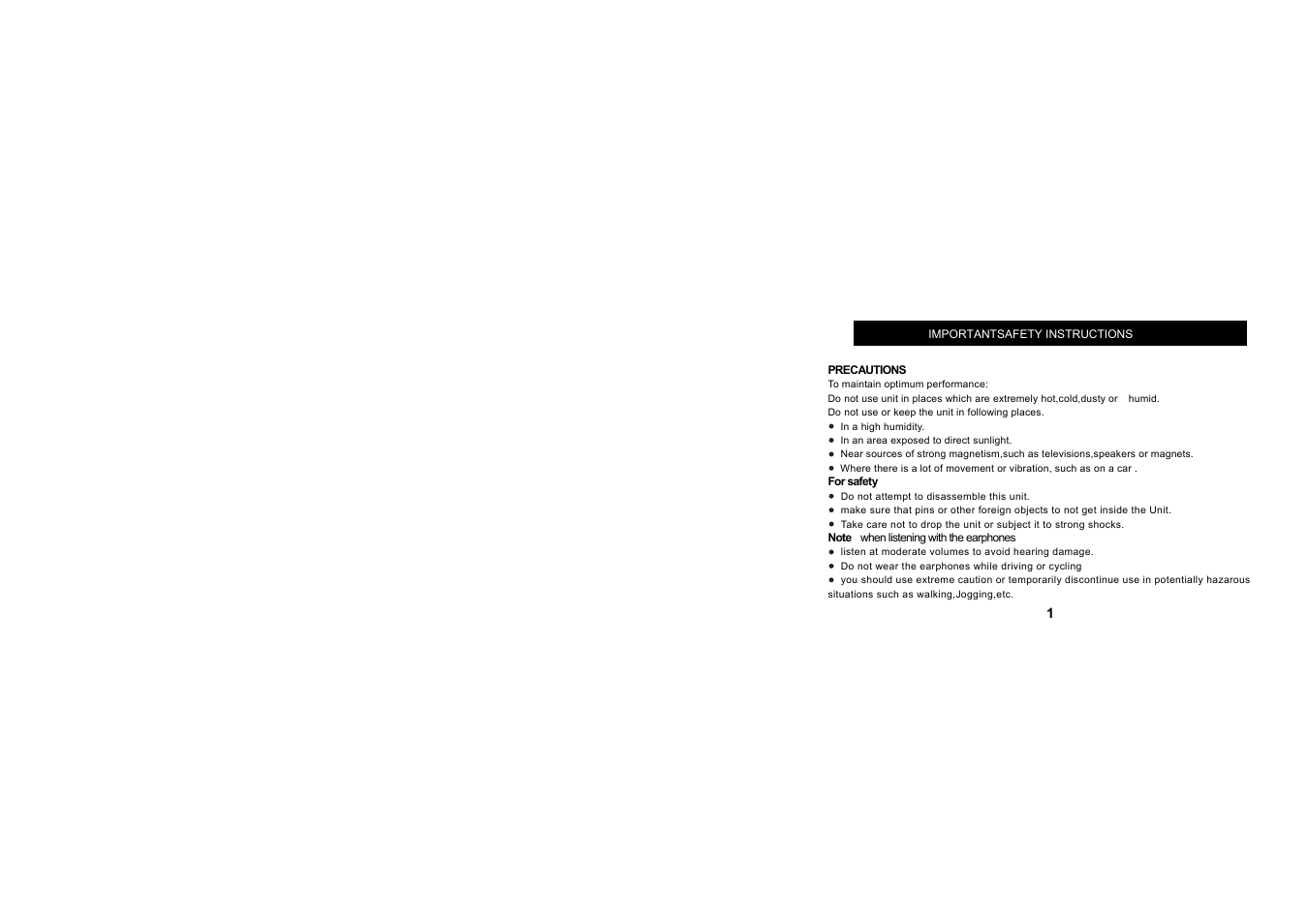 Mpman ICR350 User Manual | Page 2 / 35