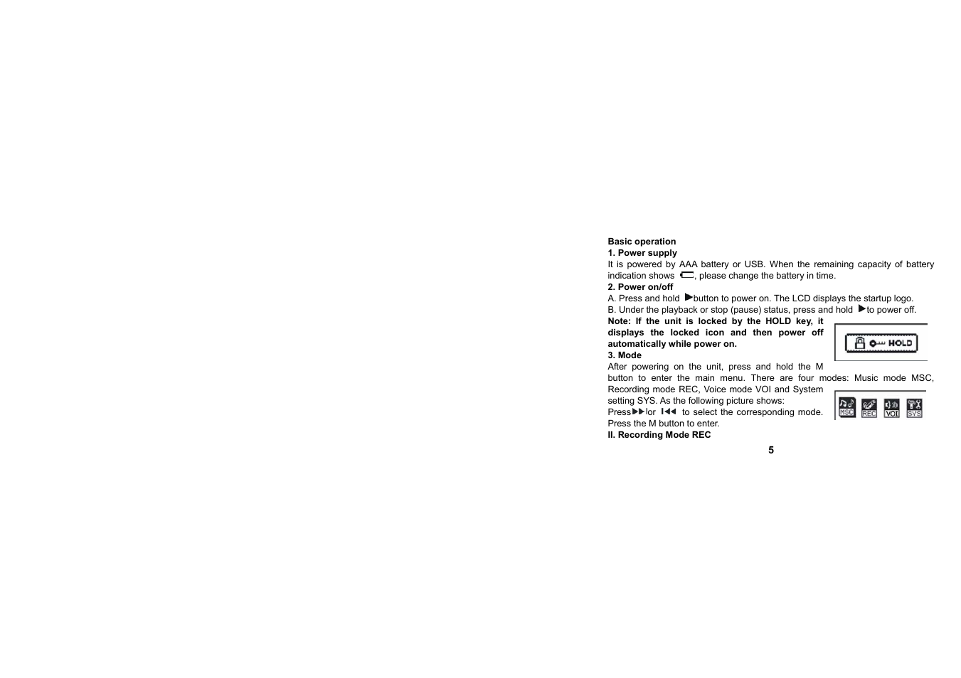 Mpman ICR350 User Manual | Page 6 / 35