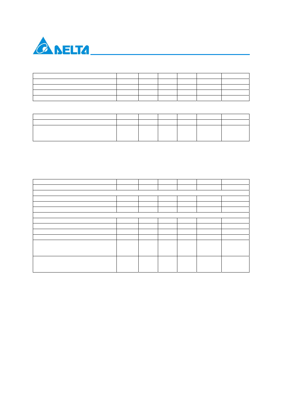 Absolute maximum ratings, Recommended operating conditions, Electrical characteristics | Delta Electronics OPT-1250xxxx Series User Manual | Page 2 / 11