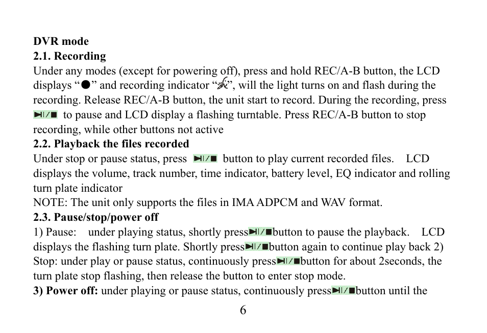Mpman TPM500 User Manual | Page 7 / 37