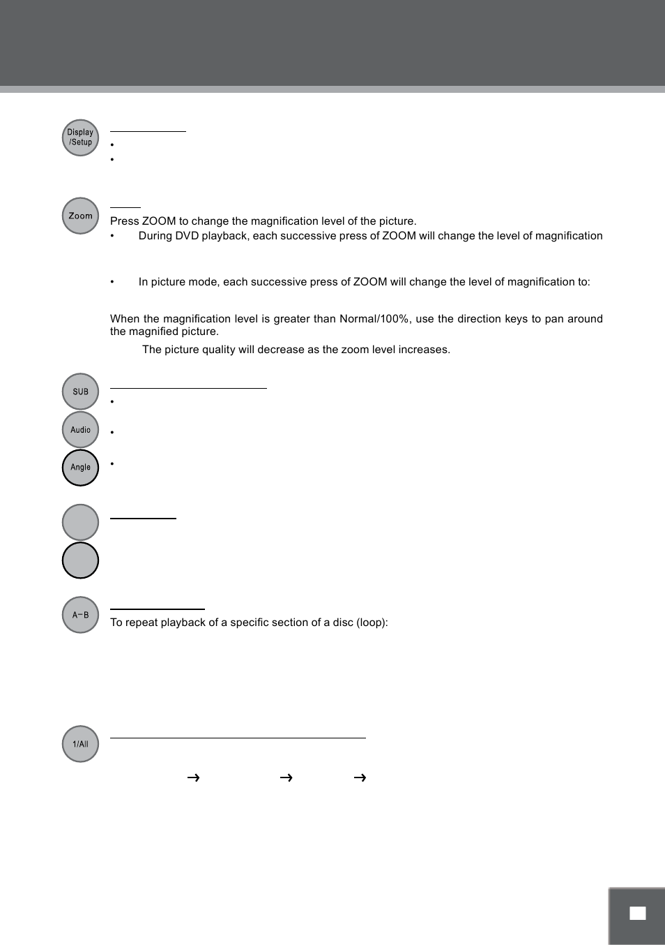 Function buttons | Mpman PDV2000 User Manual | Page 21 / 141
