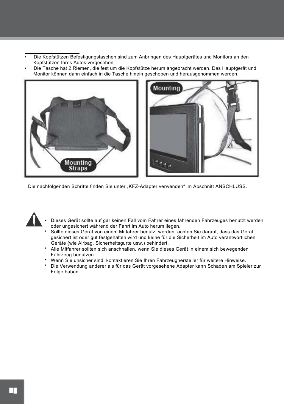 Aufstellung | Mpman PDV2000 User Manual | Page 82 / 141