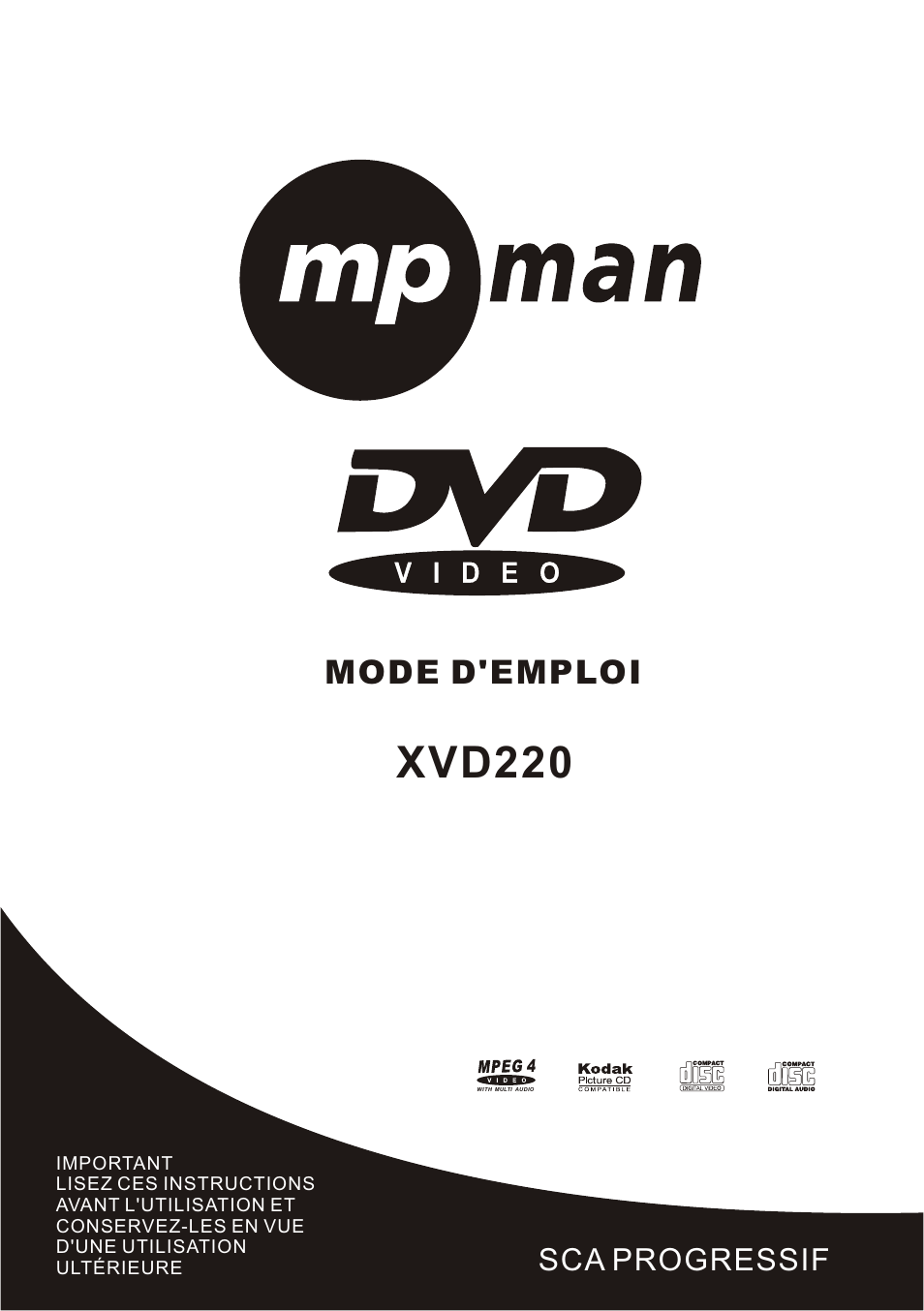 Mpman XVD220 User Manual | 43 pages