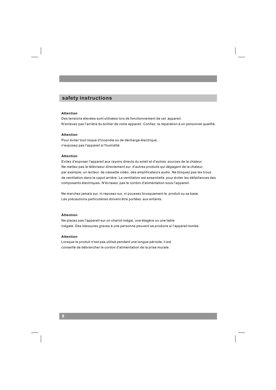 页面 10, Safety instructions | Mpman 540DVD User Manual | Page 10 / 44