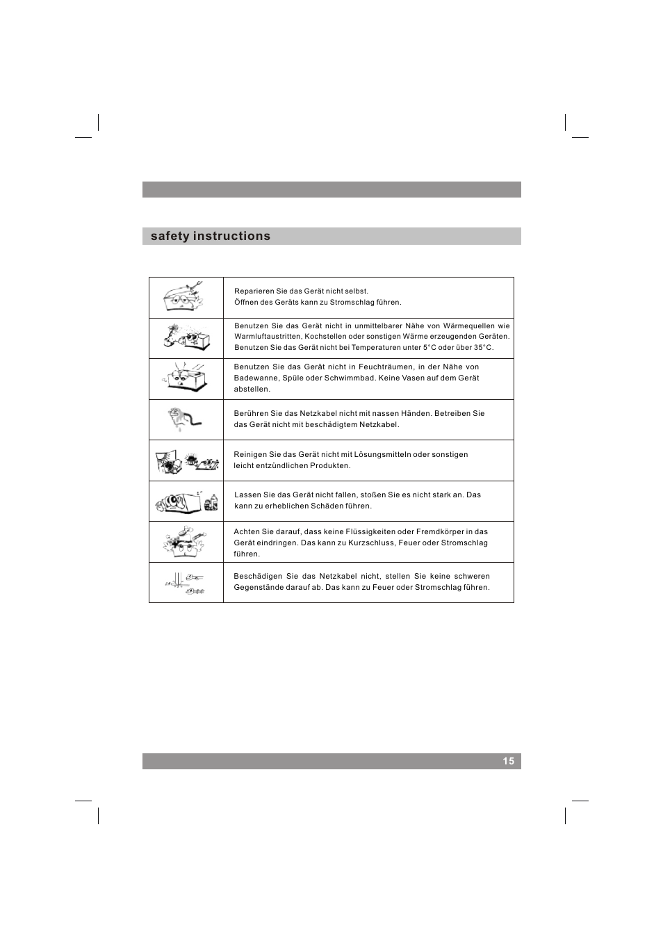 页面 17, Safety instructions | Mpman 540DVD User Manual | Page 17 / 44