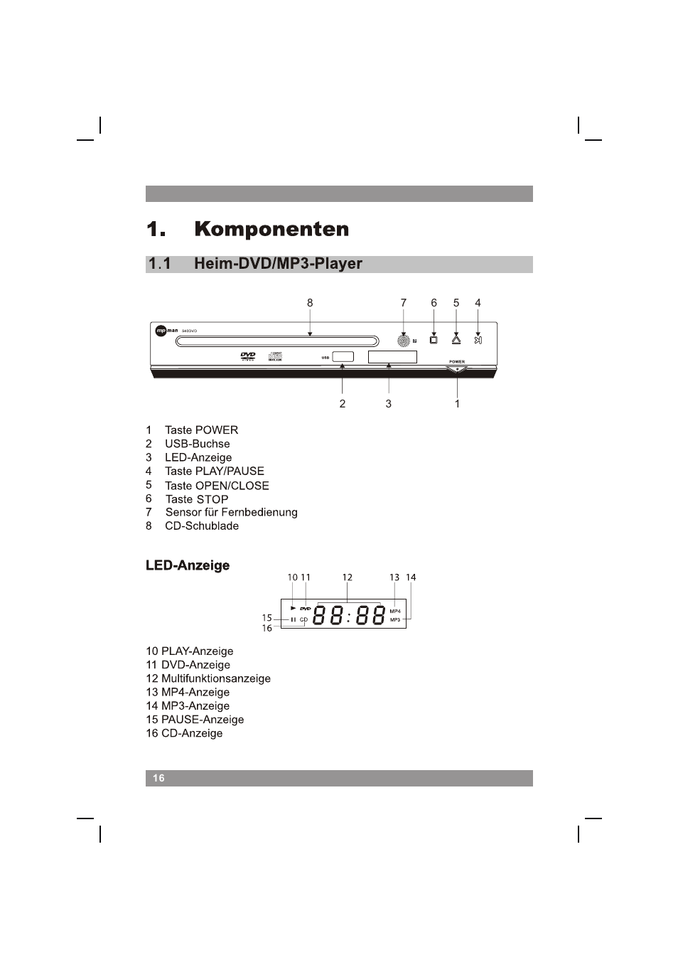 页面 18 | Mpman 540DVD User Manual | Page 18 / 44