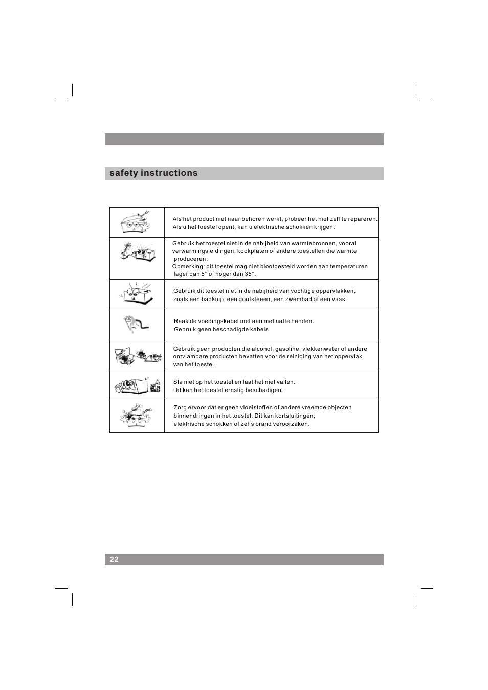 页面 24, Safety instructions | Mpman 540DVD User Manual | Page 24 / 44
