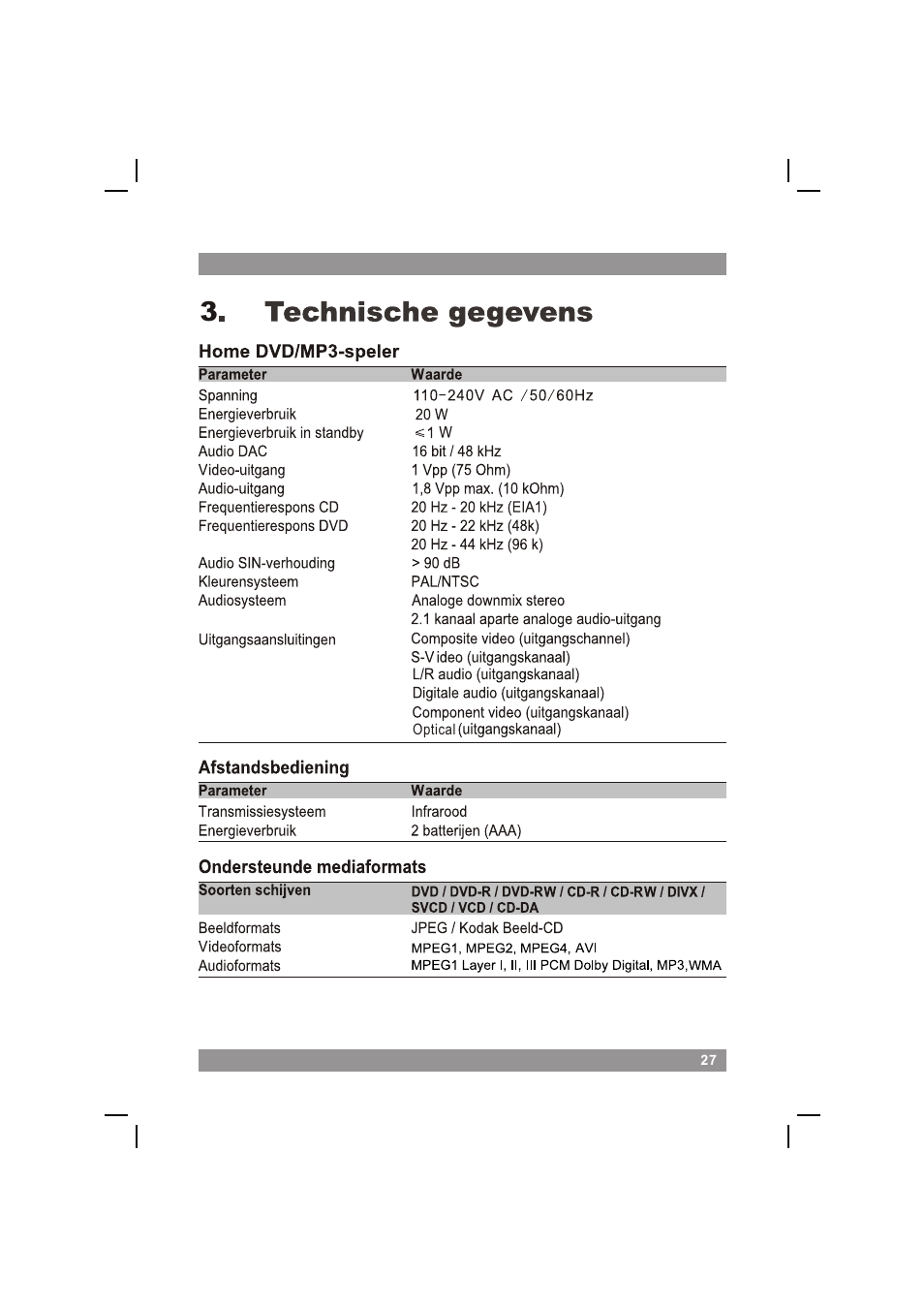 页面 29 | Mpman 540DVD User Manual | Page 29 / 44