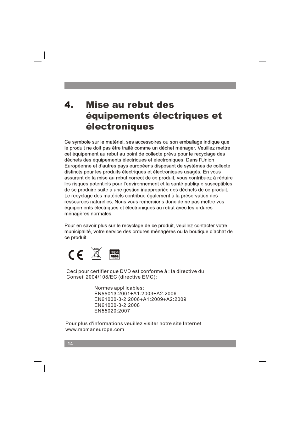 页面 16 | Mpman XVD360 HDMI User Manual | Page 16 / 44
