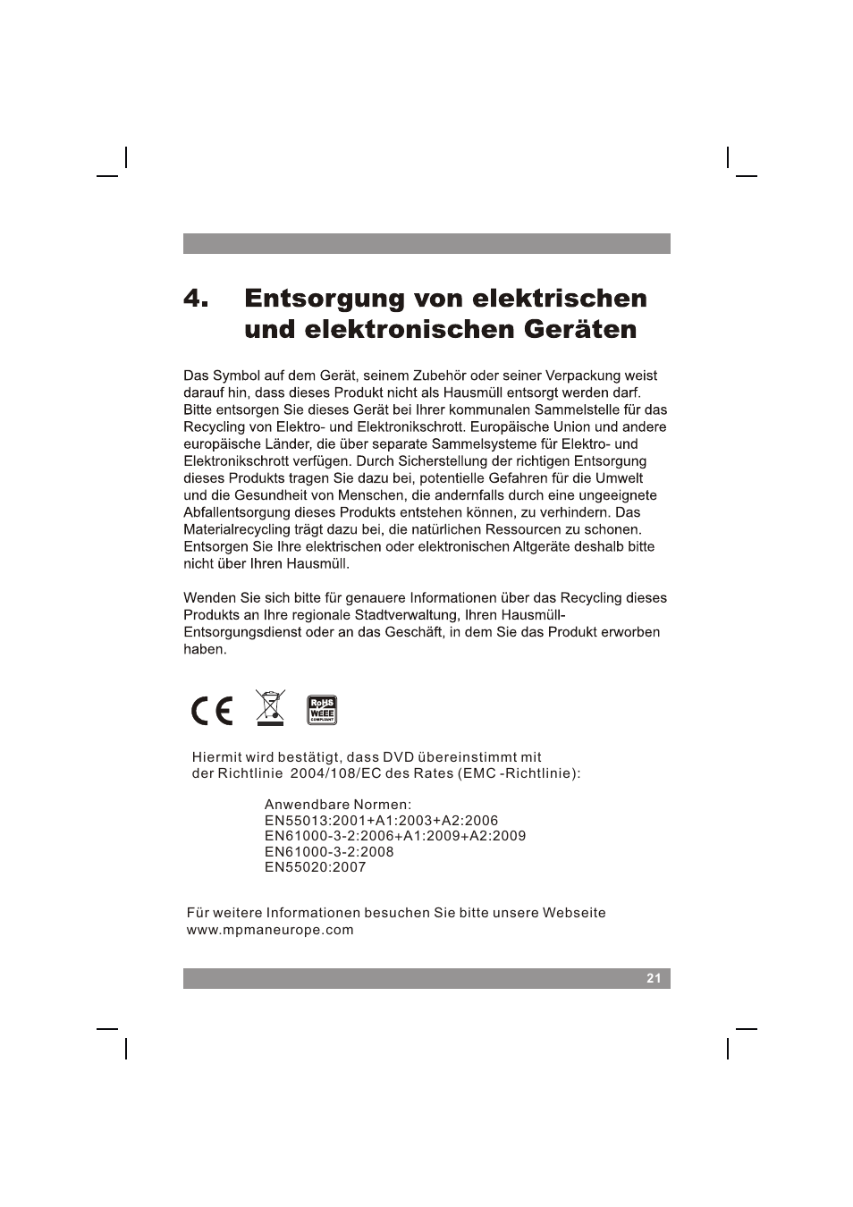 页面 23 | Mpman XVD360 HDMI User Manual | Page 23 / 44