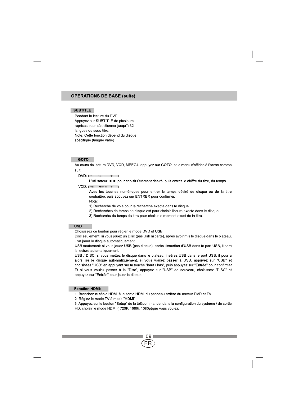 页面 22 | Mpman XVD820 HDMI User Manual | Page 22 / 60