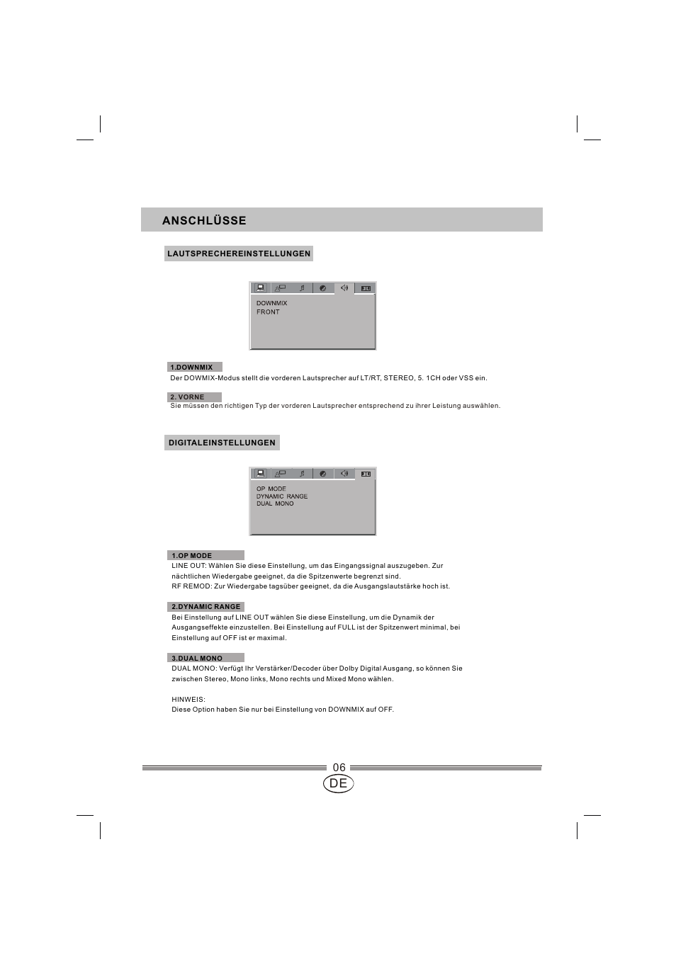 页面 31, Anschlüsse | Mpman XVD820 HDMI User Manual | Page 31 / 60