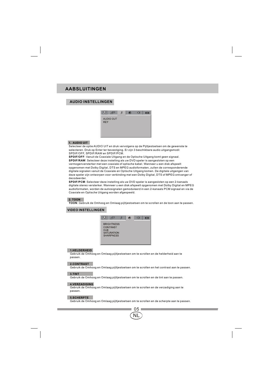 页面 42, Aabsluitingen | Mpman XVD820 HDMI User Manual | Page 42 / 60