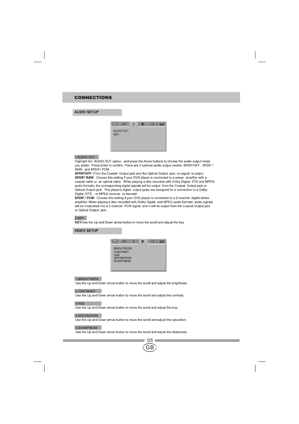 页面 6 | Mpman XVD820 HDMI User Manual | Page 6 / 60