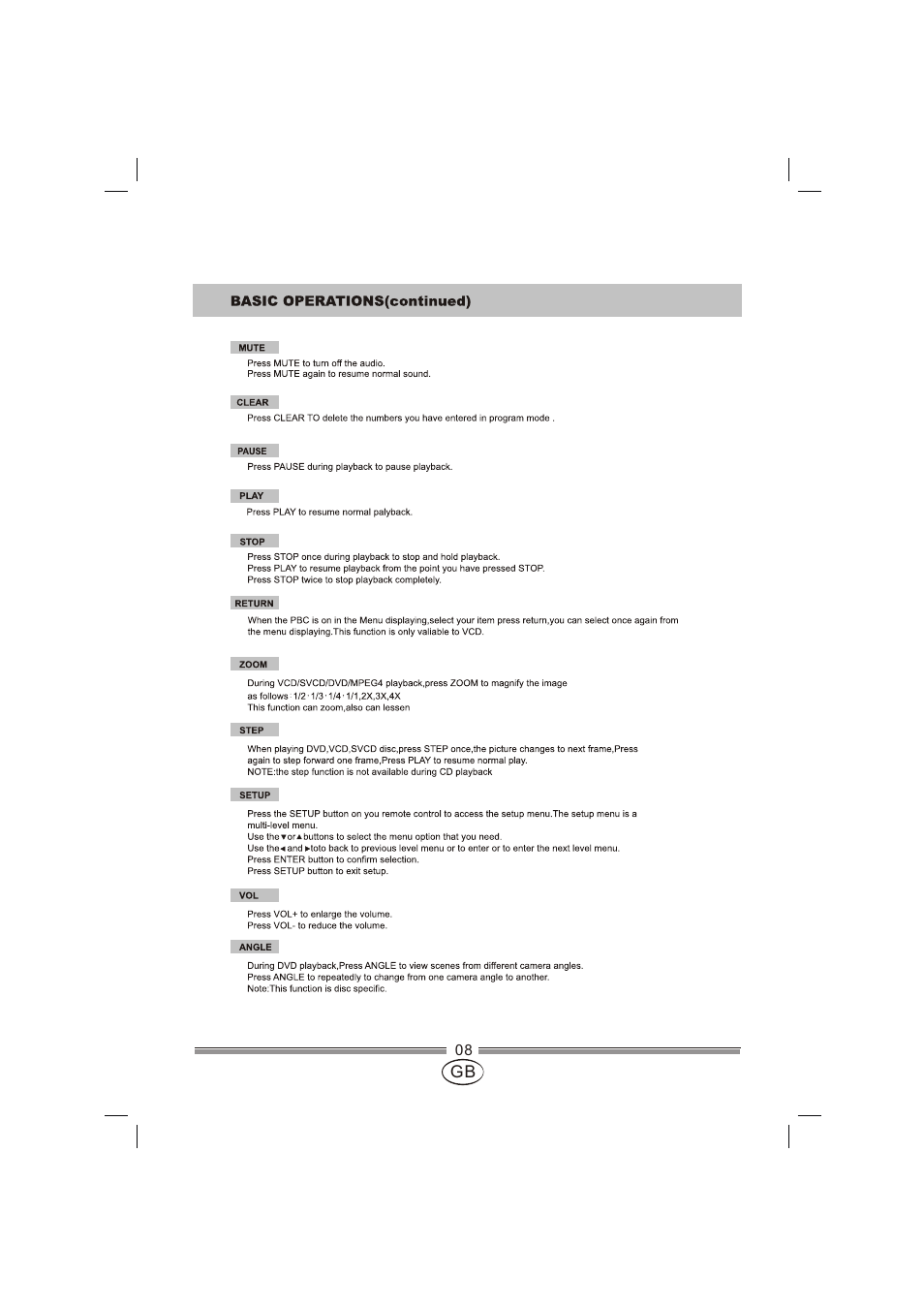 页面 9 | Mpman XVD820 HDMI User Manual | Page 9 / 60