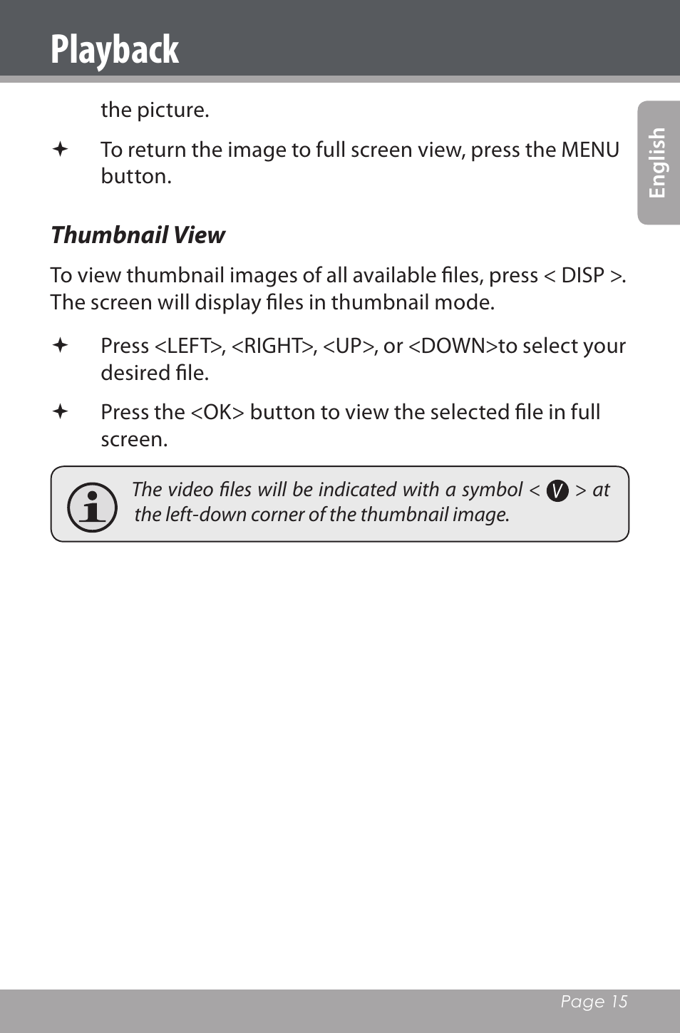 Playback | Mpman PC20 User Manual | Page 15 / 32