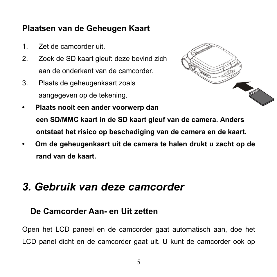 Gebruik van deze camcorder | Mpman PC24 User Manual | Page 103 / 122