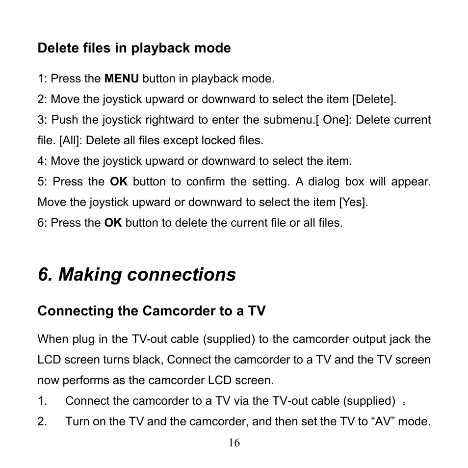 Making connections | Mpman PC24 User Manual | Page 17 / 122
