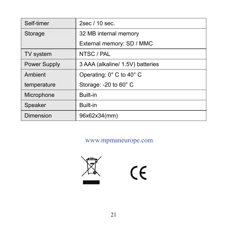 Mpman PC24 User Manual | Page 22 / 122