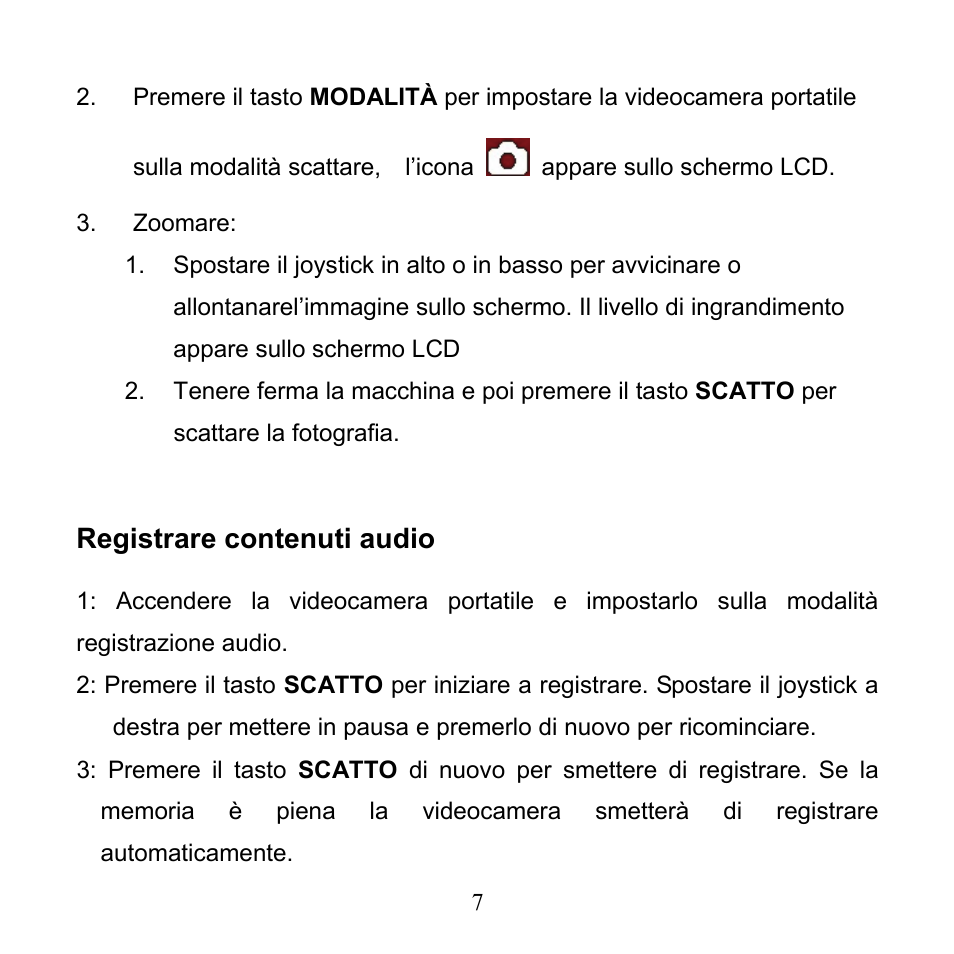 Registrare contenuti audio | Mpman PC24 User Manual | Page 81 / 122