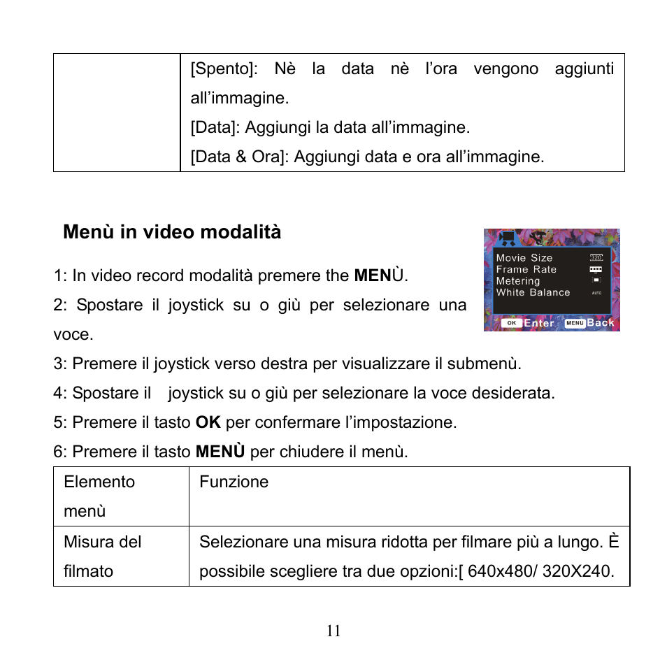 Menù in video modalità | Mpman PC24 User Manual | Page 85 / 122